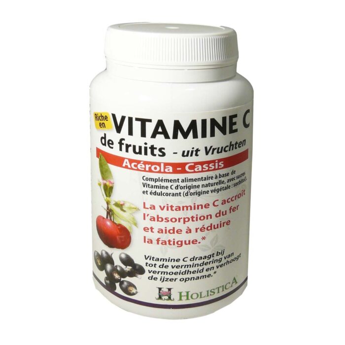 HOLISTICA VITAMINE C ACEROLA ET CASSIS 60 COMPRIMES
