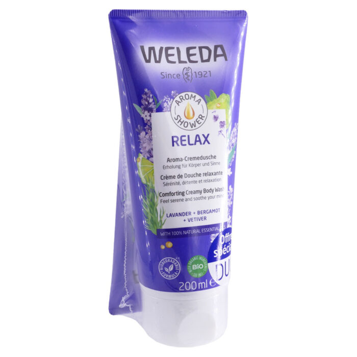 WELEDA RELAX CREME DOUCHE RELAXANTE BIO LOT DE 2X200ML
