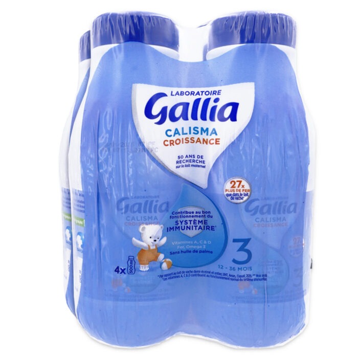GALLIA CALISMA LAIT 3EME AGE CROISSANCE 4X500ML