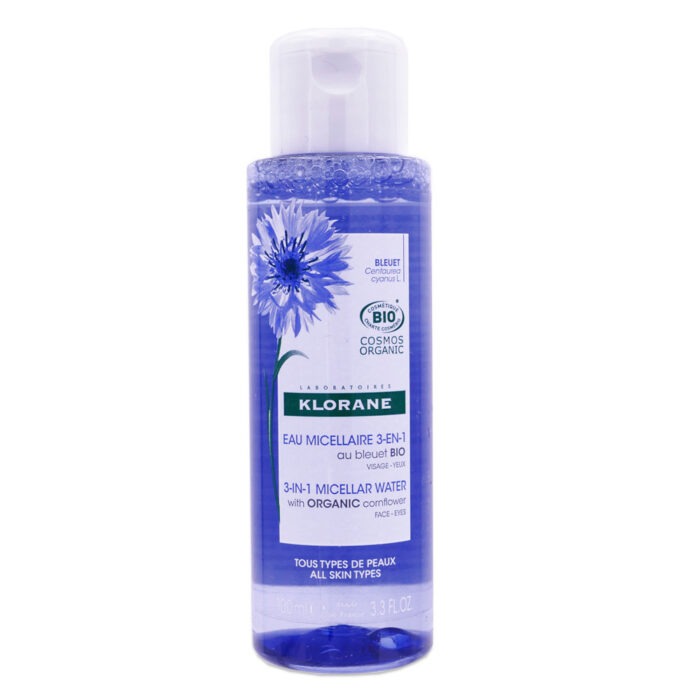 KLORANE BIO EAU MICELLAIRE 3 EN 1 AU BLEUET 100ML