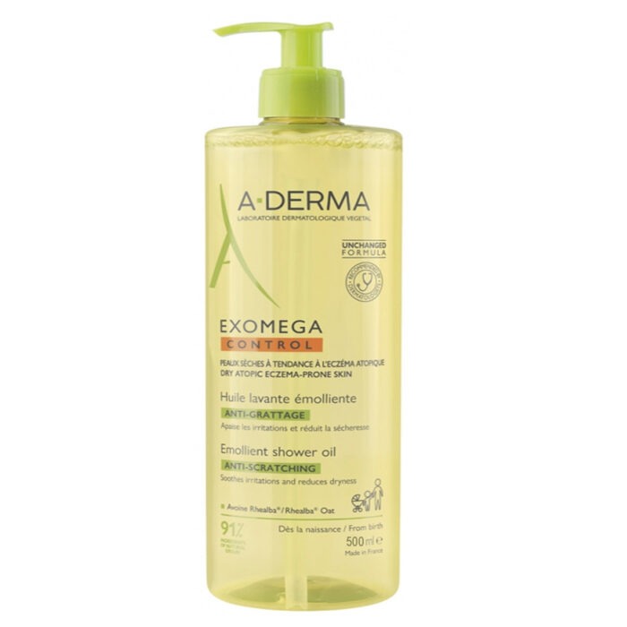 ADERMA EXOMEGA CONTROL HUILE LAVANTE EMOLLIENTE 500ML