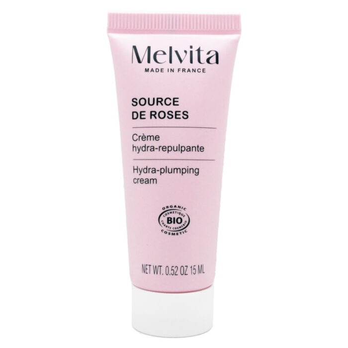 MELVITA BIO SOURCE DE ROSE CRÈME HYDRA REPULPANTE 15ML