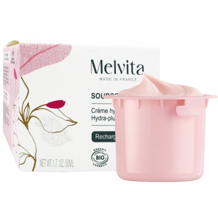 MELVITA BIO SOURCE DE ROSE CRÈME HYDRA REPULPANTE RECHARGE 50ML