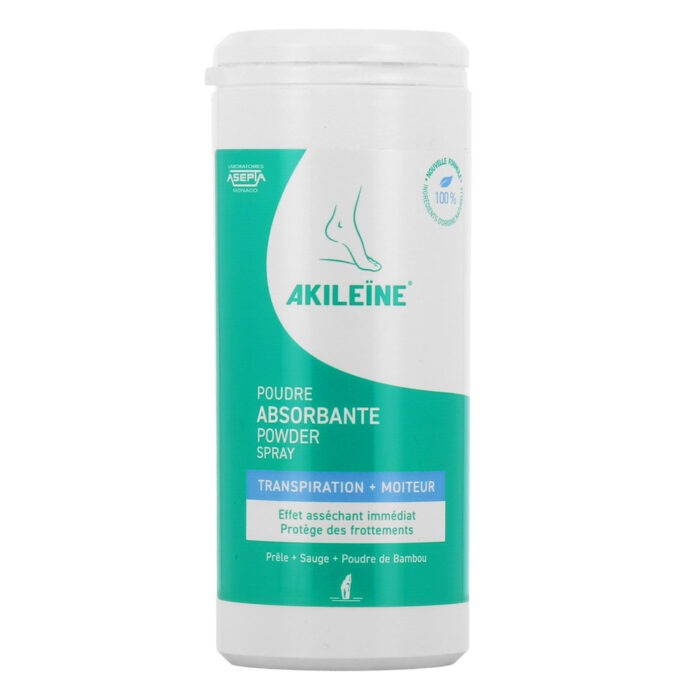 AKILEINE POUDRE ABSORBANTE SPRAY TRANSPIRATION + MOITEUR 75G
