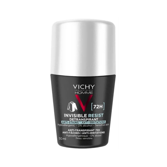 VICHY HOMME DEODORANT INVISIBLE RESIST 72H 50ML – Image 2