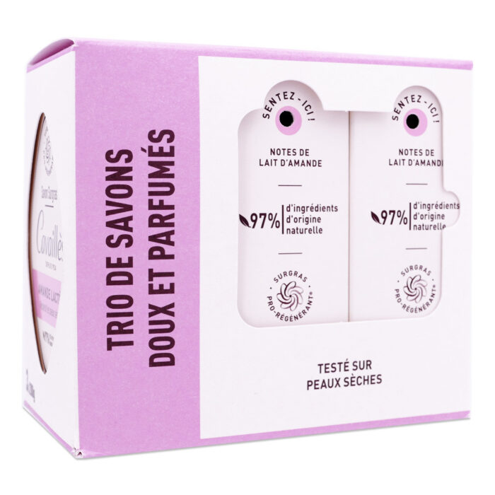 ROGE CAVAILLES TRIO DE SAVONS DOUX ET PARFUMÉS 3X200G