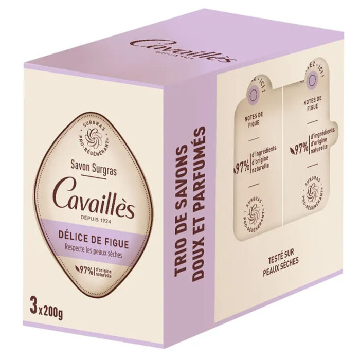 ROGE CAVAILLES SAVON SURGRAS DÉLICE DE FIGUE 3X200G