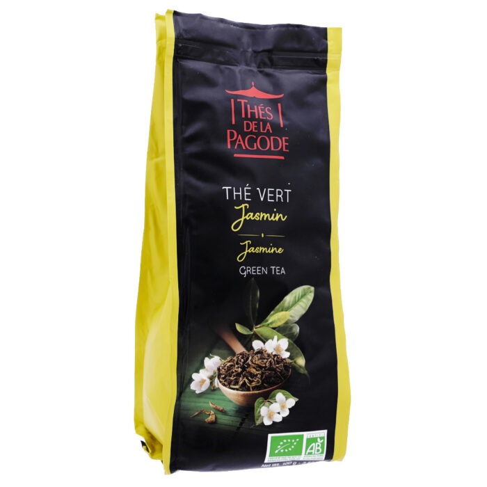THÉS DE LA PAGODE BIO THÉ VERT JASMIN 100G