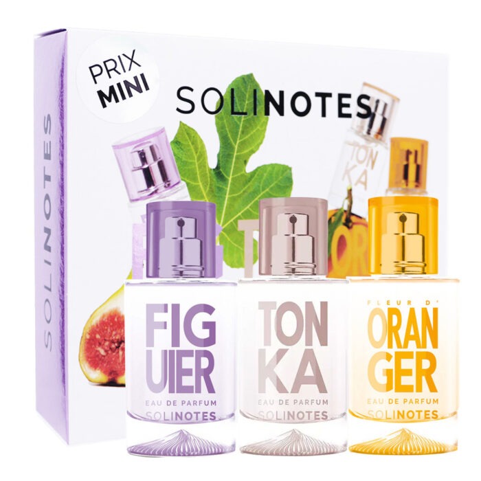 SOLINOTES COFFRET TRIO EAU DE PARFUM TONKA ORANGER FIGUIER