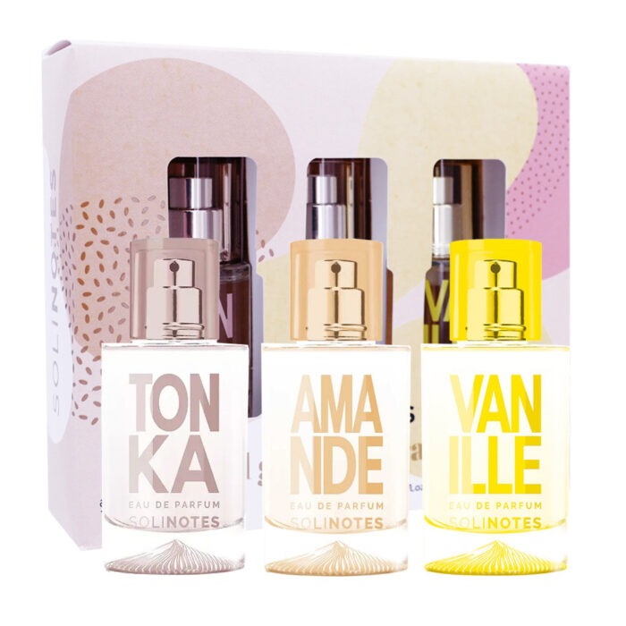 SOLINOTES COFFRET TRIO EAU DE PARFUM VANILLE AMANDE TONKA