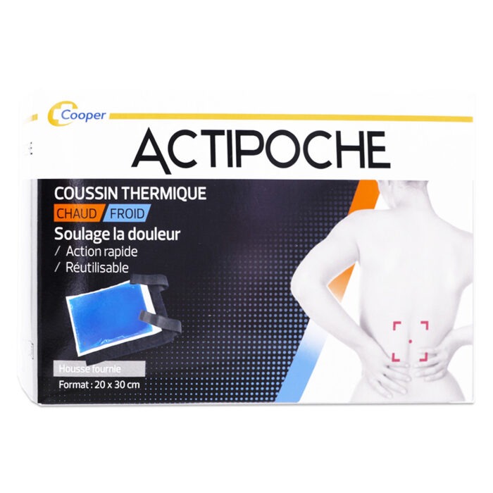 ACTIPOCHE COUSSIN THERMIQUE CHAUD FROID 20X30CM