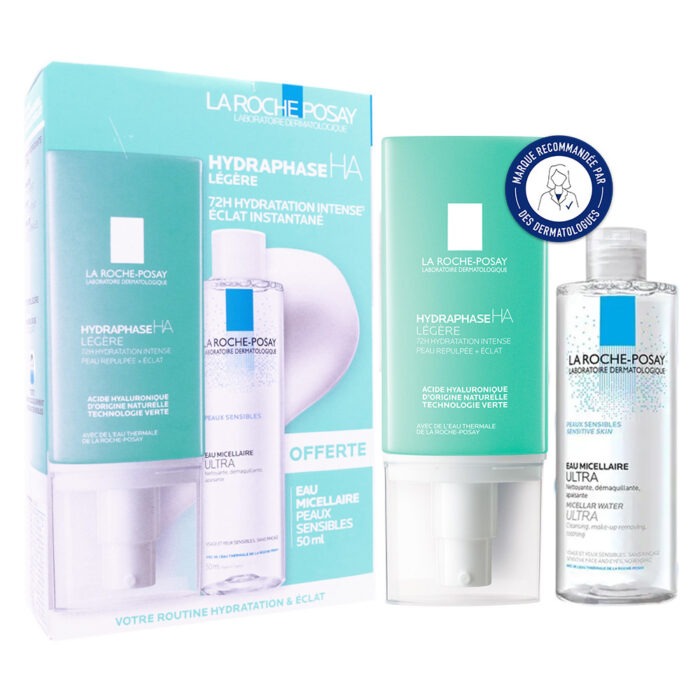 LA ROCHE-POSAY HYDRAPHASE HA LÉGÈRE + EAU MICELLAIRE OFFERTE