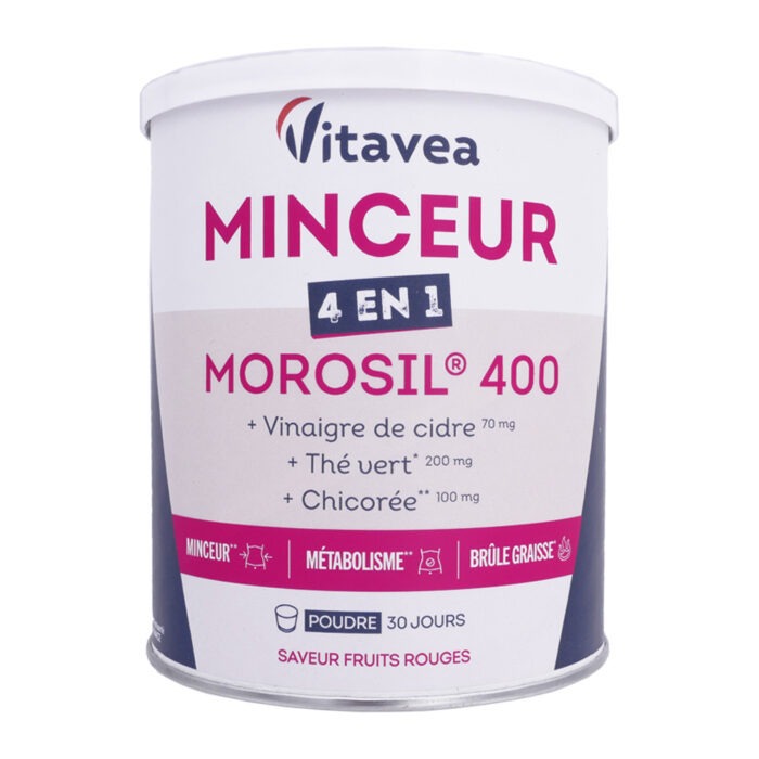 VITAVEA MINCEUR 4 EN 1 MOROIL 400 SAVEUR FRUITS ROUGES 240G