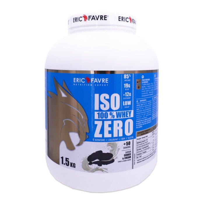 ERIC FAVRE ISO ZERO 100% WHEY SAVEUR COOKIE CREAM 1.5KG