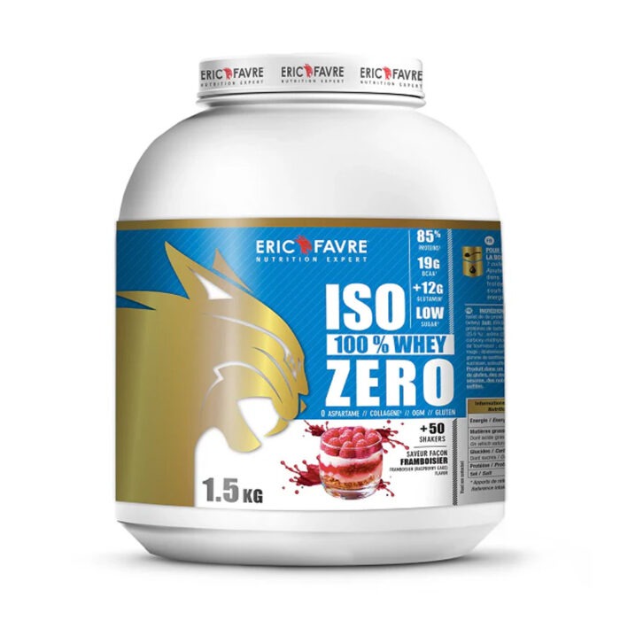 ERIC FAVRE ISO ZERO 100% WHEY SAVEUR FRAMBOISIER 1.5KG