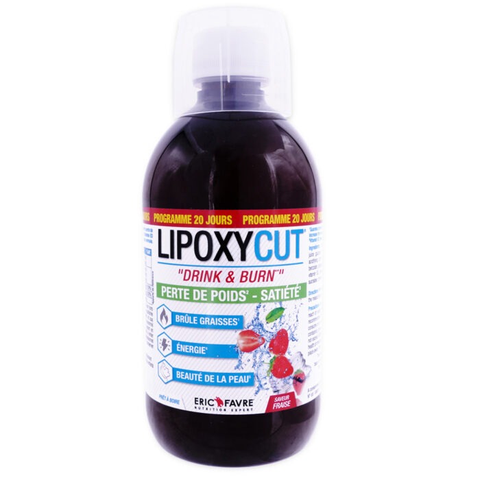 ERIC FAVRE LIPOXYCUT PERTE DE POIDS SAVEUR FRAISE 500ML