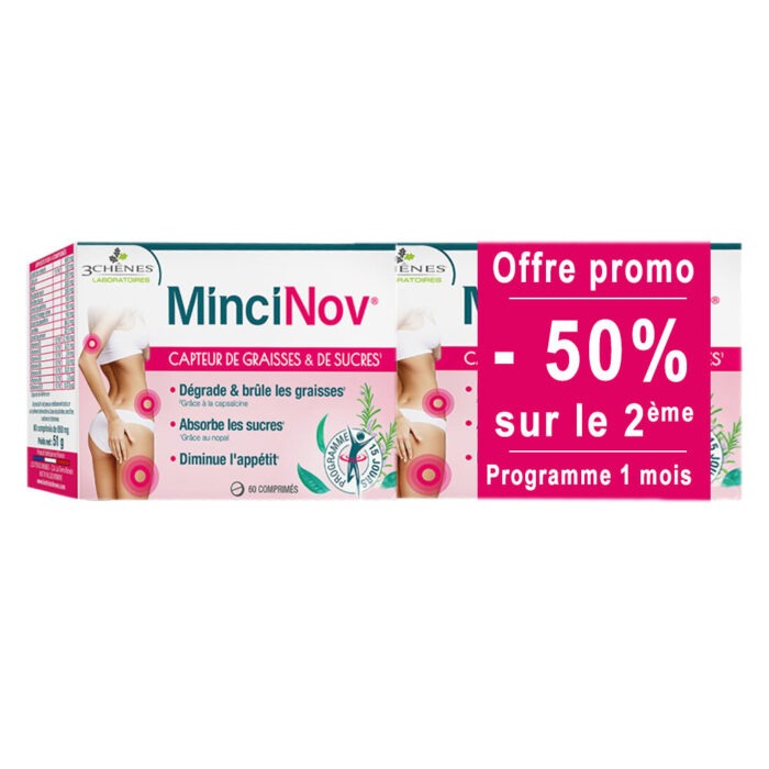 LES 3 CHENES MINCINOV LOT DE 2X60 COMPRIMES