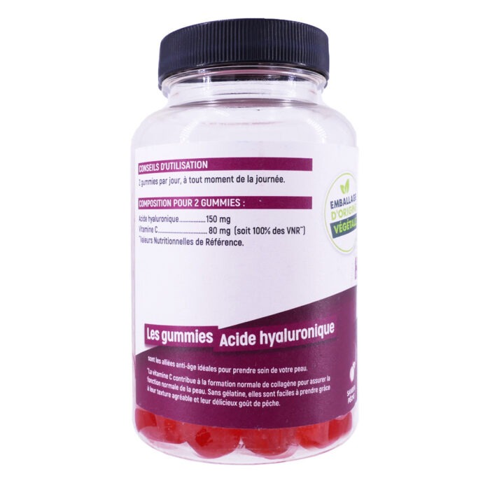 NAT&FORM ACIDE HYALURONIQUE ANTI-AGE 60 GUMMIES – Image 2
