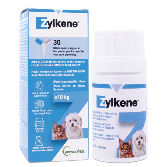 VETOQUINOL ZYLKENE 30 GÉLULES CHATS & PETITS CHIENS