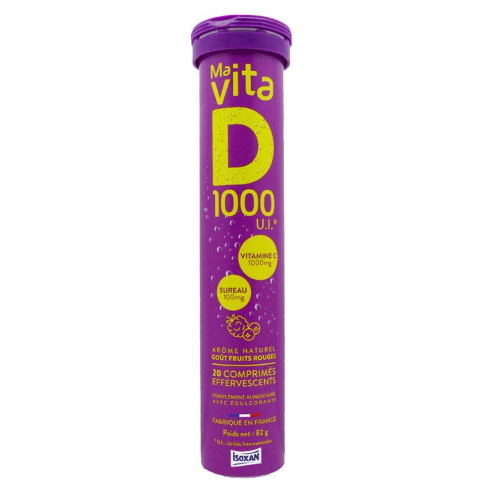 ISOXAN MA VITA D 1000 UI 20 COMPRIMÉS EFFERVESCENTS