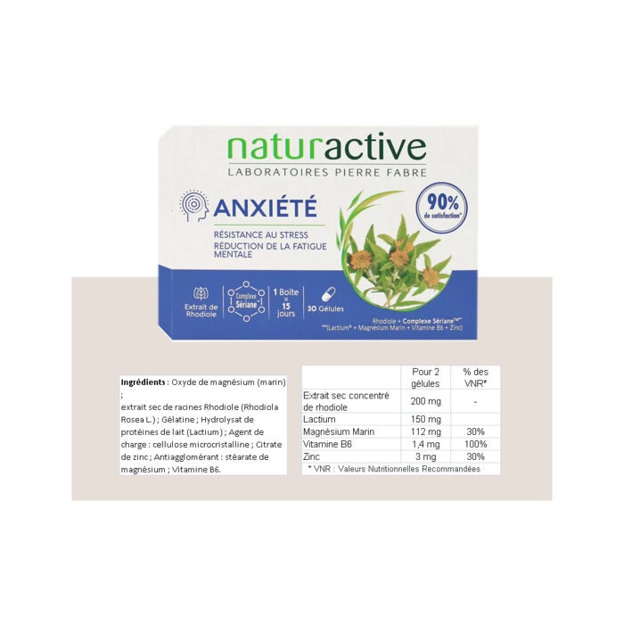 NATURACTIVE ANXIETE 30 GELULES – Image 2
