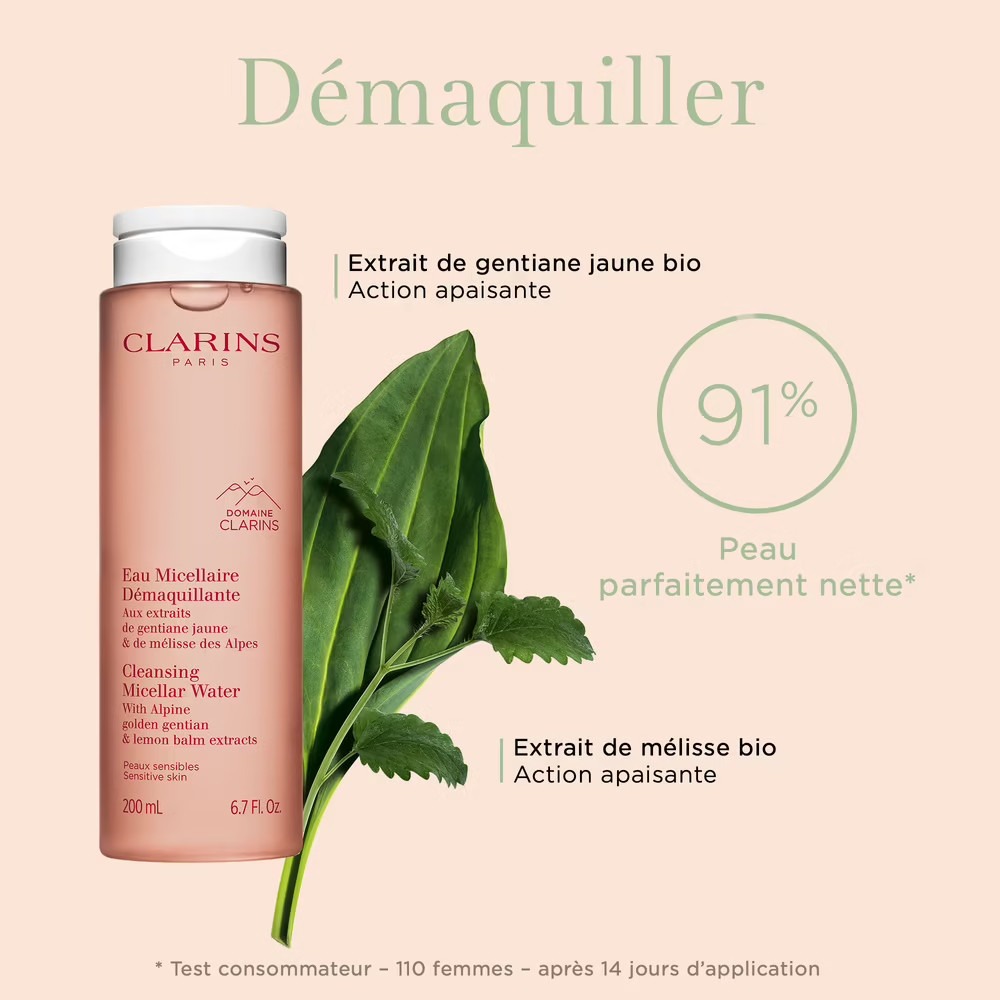 CLARINS EAU MICELLAIRE DEMAQUILLANTE 200ML – Image 5