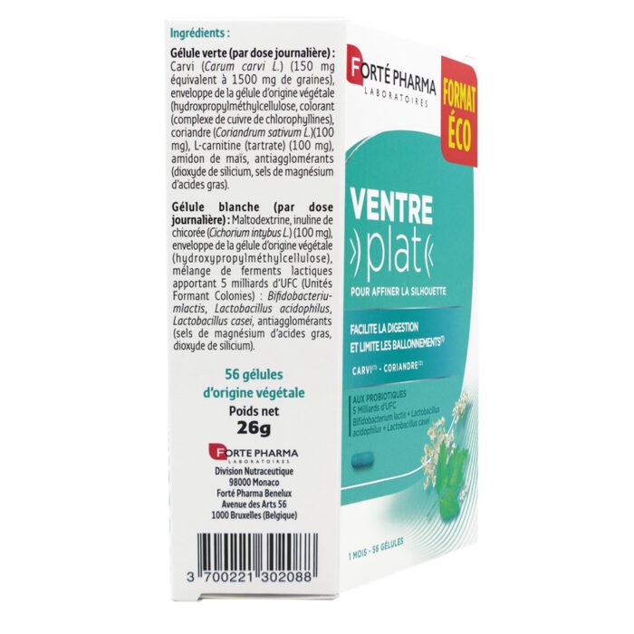 FORTE PHARMA VENTRE PLAT 56 GÉLULES – Image 2