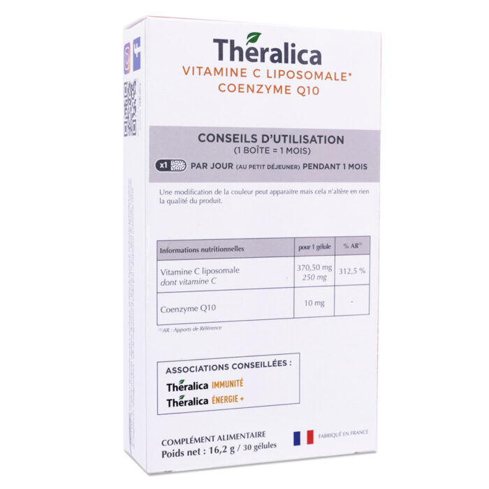 THERALICA VITAMINE C LIPOSOMALE ET COENZYME Q10 30 GÉLULES – Image 2