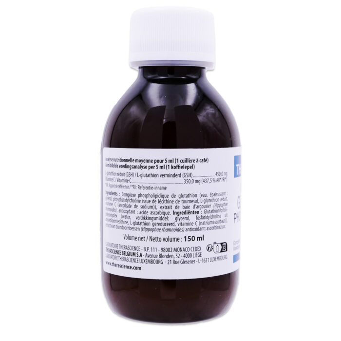 THERASCIENCE PHYSIOMANCE GLUTATHION PHOSPHOLIPIDIQUE 150ML – Image 2