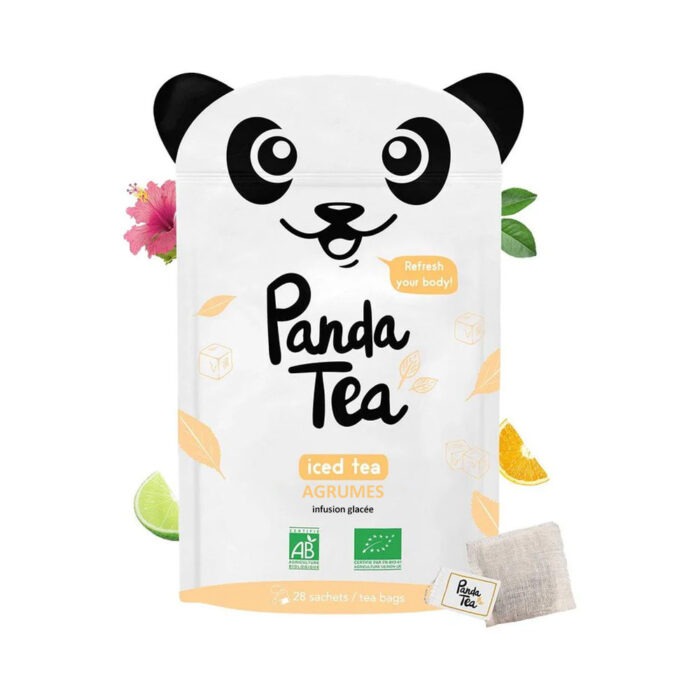 PANDA TEA ICED TEA INFUSION GLACÉE BIO AGRUMES 28 SACHETS