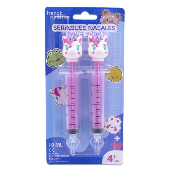 SERINGUES NASALES POUR BEBE LICORNE10ML