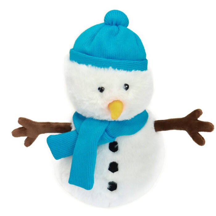 BOUILLOTTE PELUCHE BONHOMME DE NEIGE DÉHOUSSABLE