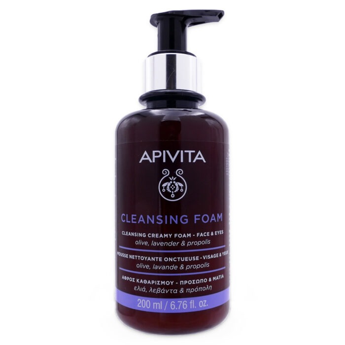 APIVITA CLEANSING FOAM MOUSSE NETTOYANTE ONCTUEUSE 200ML