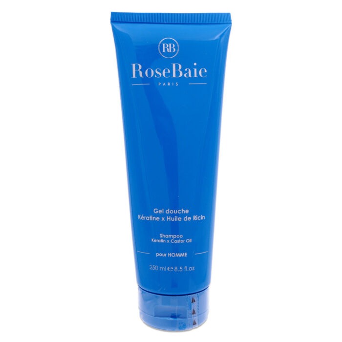 ROSE BAIE HOMME GEL DOUCHE KERATINE ET HUILE DE RICIN 250ML