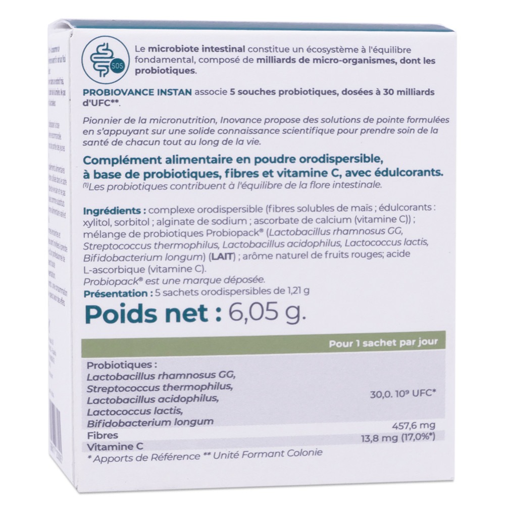 YSONUT INOVANCE PROBIOVANCE INSTAN 5 SACHETS – Image 2