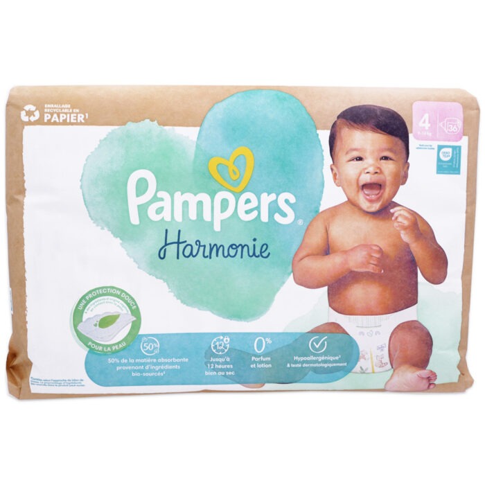PAMPERS HARMONIE 36 COUCHES 9-14KG