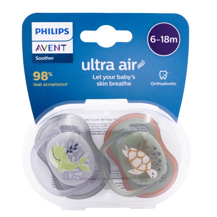 AVENT ULTRA AIR LOT DE 2 SUCETTES 6-18 MOIS – Image 2