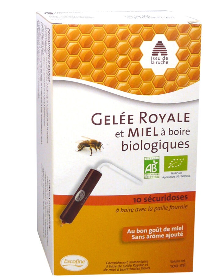 PILEJE GELEE ROYALE ET MIEL A BOIRE BIOLOGIQUES 10 SECURIDOSES