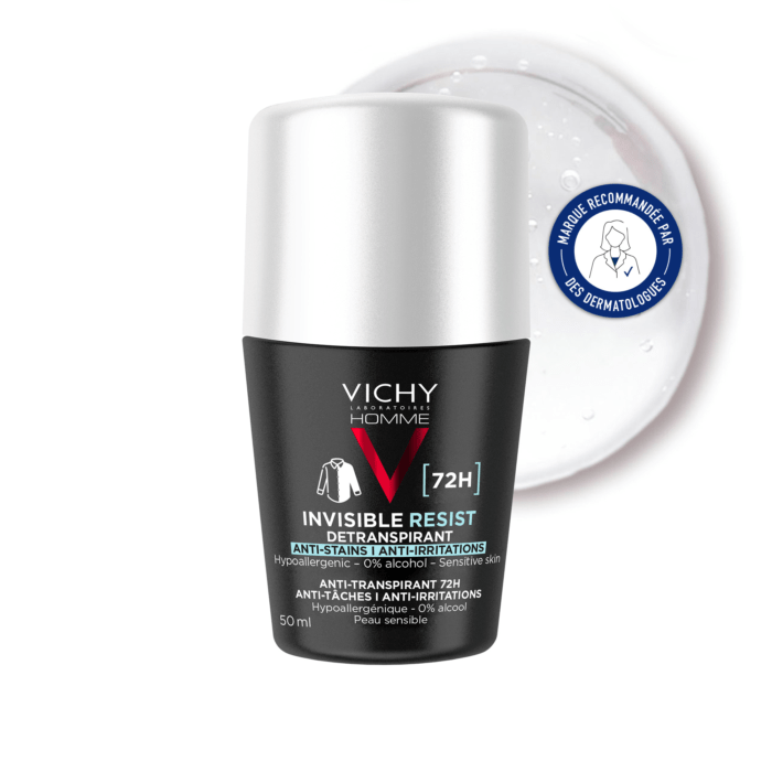 VICHY HOMME DEODORANT INVISIBLE RESIST 72H 50ML